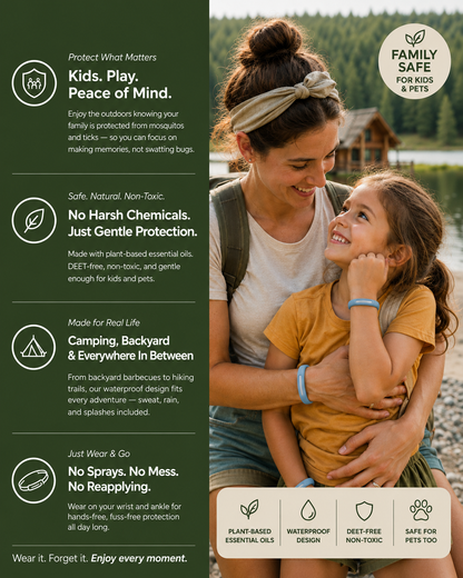 Arvelo Halo™ Mosquito/Tick Repellent Wristband