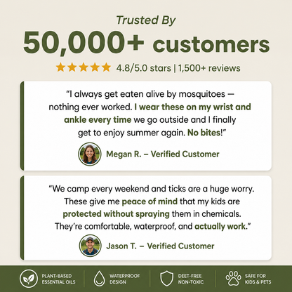 Arvelo Halo™ Mosquito/Tick Repellent Wristband